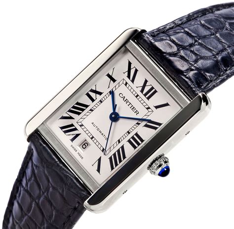 cartier tank watch men|cartier tank solo large men's.